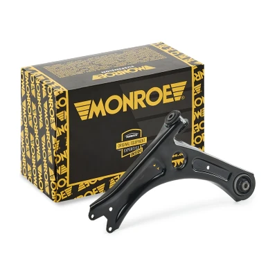 Imagem de MONROE L29A84 Braço de suspensão com apoio borracha, sem articulação suspensão/guia transversal Chapa aço VOLKSWAGEN: Caddy 3