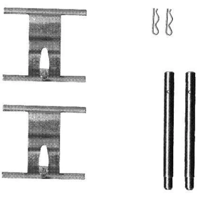 Imagem de TEXTAR 82076600 Kit de acessórios, pastilhas travão PORSCHE: Cayenne, VOLKSWAGEN: Touareg I, AUDI: Q7