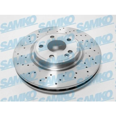 Imagem de SAMKO Disco de travão MERCEDES BENZ: Classe A, CLA Coupe, B 320mm 30mm 5 perfurado/ventilado revestido M2092VR 2464212712 Discos