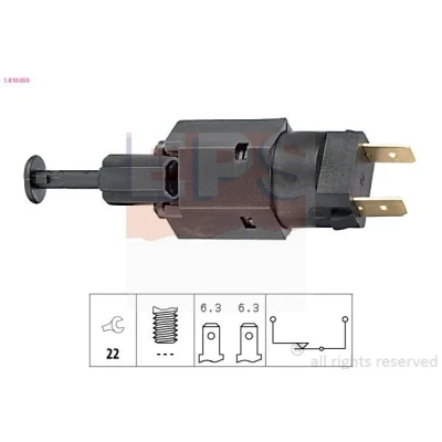 Imagem de EPS 1.810.050 Interruptor de luz stop mecânico Made in Italy OE Equivalent OPEL: Astra G CC