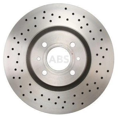 Imagem de A.B.S. COATED 17949 Disco de travão 284 22 4 98 perfurado/ventilado revestido ABARTH: 500 / 595 695 Hatchback, 500C 595C 695C Cabrio