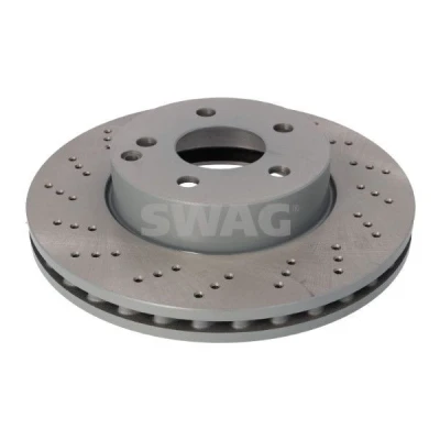 Imagem de SWAG 10 93 0552 Disco de travão Eixo dianteiro 295 28 5 112 perfurado/ventilado revestido MERCEDES BENZ: Classe C Sedan, T modell