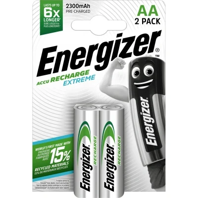 Imagem de Energizer Extreme Pilhas Recarregáveis 2300mAh AA HR6 2 Unidades