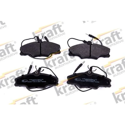 Imagem de KRAFT 6005615 Jogo de pastilhas para travão disco Eixo dianteiro incl. contacto aviso desgaste PEUGEOT: 406 Sedan, Carrinha