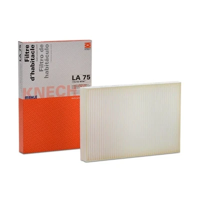 Imagem de MAHLE ORIGINAL LA 75 Filtro, ar do habitáculo Filtro de partículas 304,0mm 199, 194,0mm 29,0mm OPEL: Astra H GTC, Caravan, Hatchback