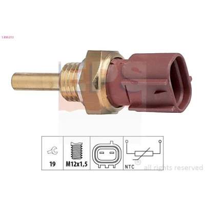 Imagem de EPS 1.830.213 Sensor da Temperatura do Líquido de Refrigeração Made in Italy OE Equivalent SUBARU: Impreza I Sedan