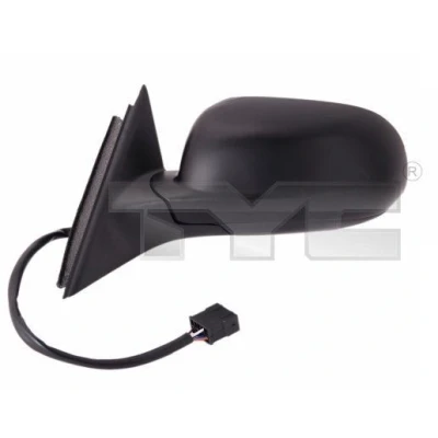 Imagem de espelho retrovisor Tyc 337 0038 esquerda com subcapa preto não esférico, aquecível, caixa do grande, para regulação eléctrica dos espelhos