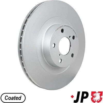 Imagem de JP GROUP Disco de travão SUBARU: Impreza I Sedan, II Outback IV Eixo dianteiro 294mm 24mm 5 ventilado revestido 4663100200