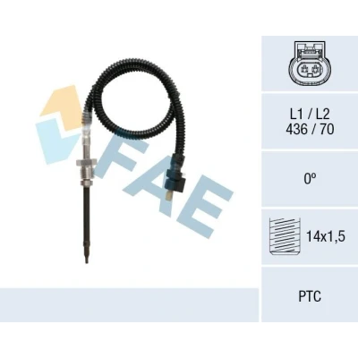Imagem de FAE 68060 Sensor MERCEDES BENZ: Vito Mixto, Classe E T modell