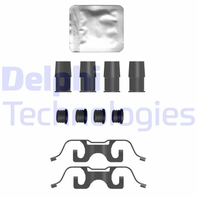 Imagem de DELPHI LX0755 Kit de acessórios, pastilhas travão MERCEDES BENZ: Classe C Sedan, T modell