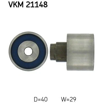 Imagem de SKF VKM 21148 Polia de desvio/de guia, correia dentada VOLKSWAGEN: Caddy 3, Touran II, AUDI: A3 Sportback