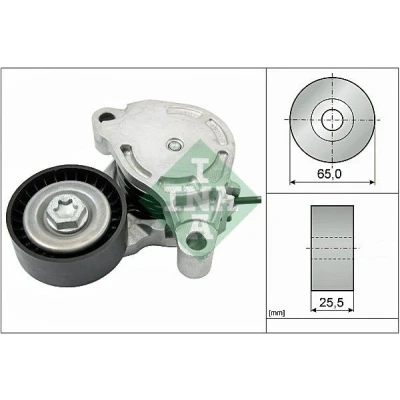Imagem de INA 534 0571 10 Tensor, correia trapezoidal estriada MINI: Hatchback, BMW: X1