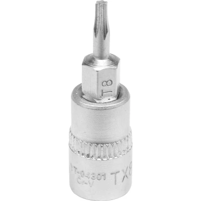 Imagem de YATO YT 04301 Chave de caixa Torx DIN3120 T8 Aço para ferramentas