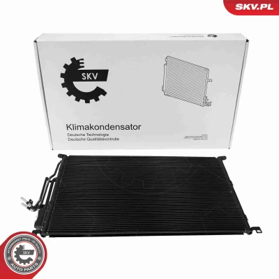 Imagem de ESEN SKV 86SKV335 Condensador sem secador Alumínio 770mm AUDI: A8 D3 (4E2, 4E8) 3.0, S8 5.2 quattro, 4.2 FSI 2.8 FSI, quattro