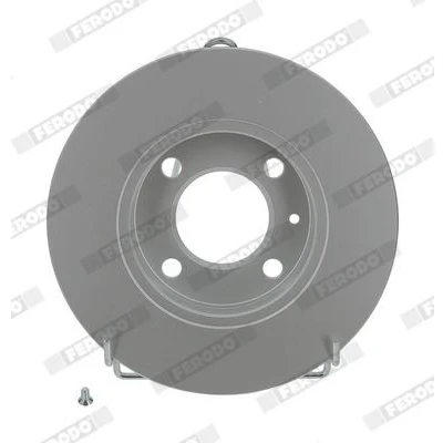 Imagem de FERODO PREMIER Coat+ disc DDF103C Disco de travão 239 12 4 cheio revestido com parafusos VOLKSWAGEN: GOLF 3, 2, Vento, SEAT: Ibiza 2