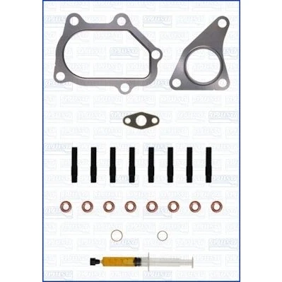 Imagem de AJUSA JTC11367 Kit de montagem, turbocompressor with studs, syringe oil com juntas instruções montagem