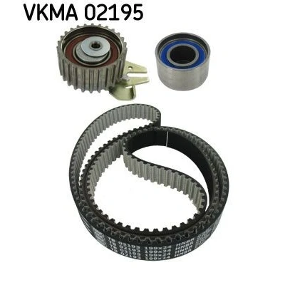 Imagem de SKF VKMA 02195 Jogo de correias dentadas 199 com perfil dentado arredondado ALFA ROMEO: 159 Sportwagon