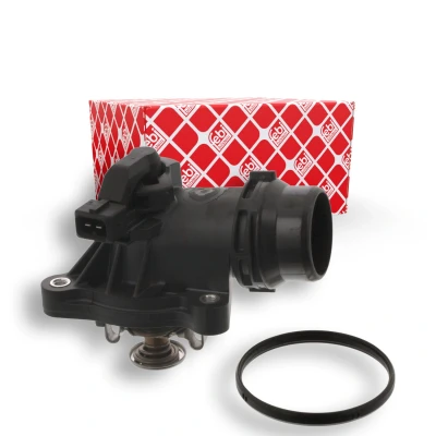Imagem de FEBI BILSTEIN 46399 Termóstato, líquido de refrigeração 105 com junta caixa BMW: 3 Sedan, Touring, 1 Hatchback