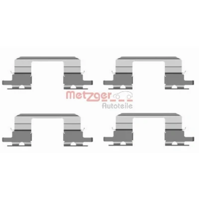 Imagem de METZGER 109 1672 Kit de acessórios, pastilhas travão SUBARU: Impreza II Sedan, I Sedan