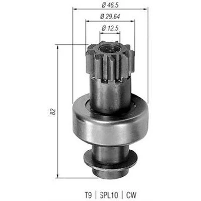 Imagem de MAGNETI MARELLI 940113020035 Pinhão, motor de arranque