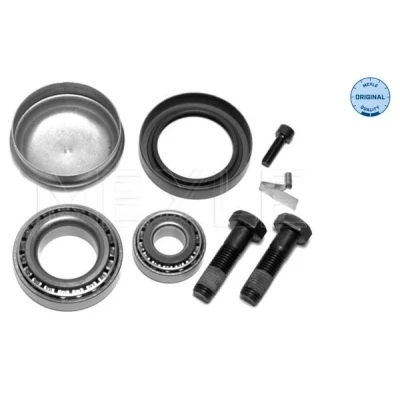 Imagem de MEYLE 014 033 0047 Kit de Rolamento roda Eixo dianteiro, ambos os lados com material montagem ORIGINAL Quality 59 rolos cónicos