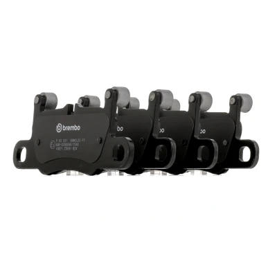 Imagem de BREMBO P 65 031 Jogo de pastilhas para travão disco preparado indicador aviso desgaste sem acessórios, com pesos equilíbrio