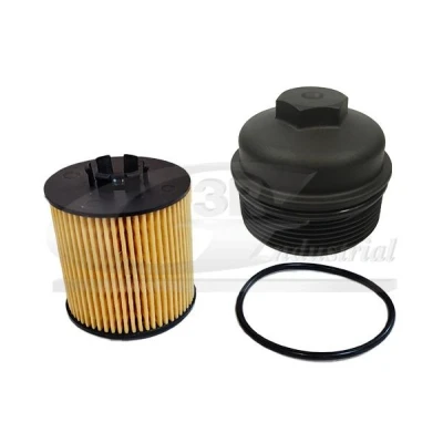 Imagem de 3RG Filtro de óleo com junta Cartucho filtrante SEAT: Ibiza 3, 4, Leon II Hatchback, VOLKSWAGEN: Polo V Golf 5, IV Hatchback