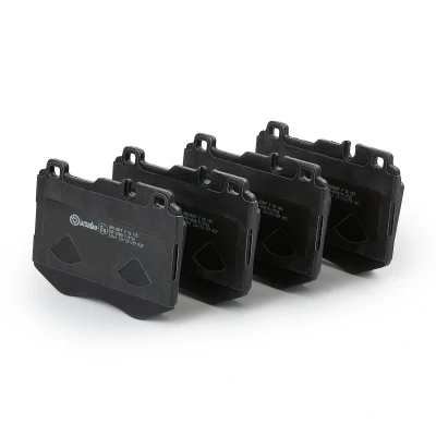 Imagem de BREMBO P 50 145 Jogo de pastilhas para travão disco preparado indicador aviso desgaste com chapa anti ruído sem acessórios
