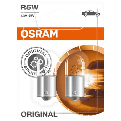 Imagem de OSRAM ORIGINAL LINE 5007 02B Lâmpada 12 5 R5W MERCEDES BENZ: Classe C T modell, Coupe, E Sedan, VOLKSWAGEN: Polo IV Hatchback