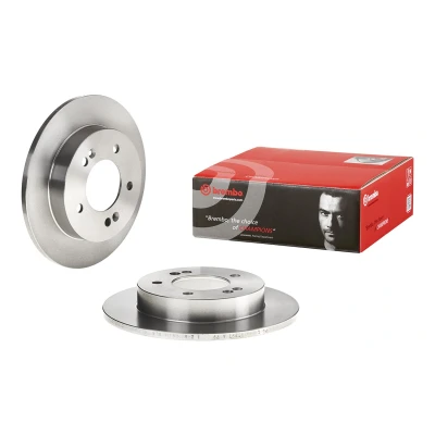Imagem de BREMBO 08.9081.20 Disco de travão 258 10 5 cheio com parafusos KIA: Venga