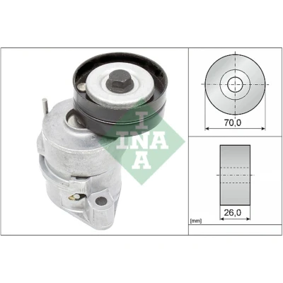 Imagem de INA 534 0102 30 Tensor, correia trapezoidal estriada OPEL: Vectra B Carrinha