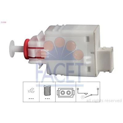 Imagem de FACET 7.1110 Interruptor, comando da embraiagem (regulador velocidade) Made in Italy OE Equivalent BMW: 5 Sedan, Touring, 3 Coupe