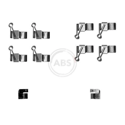 Imagem de A.B.S. 1238Q Kit de acessórios, pastilhas travão