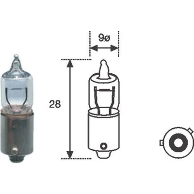 Imagem de MAGNETI MARELLI 002701100000 Lâmpada H6W 12 6 AUDI: TT Roadster