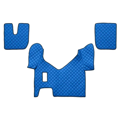 Imagem de F CORE FL28 BLUE Conjunto de tapete chão Couro artificial à frente 3 Azul