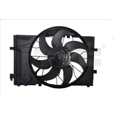Imagem de TYC 821 0015 ventilador de radiador 475 600 com estrutura do (caixilho) MERCEDES BENZ: CLK Coupe, Classe C Sedan