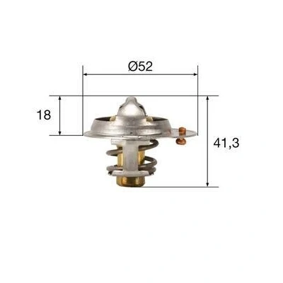 Imagem de MAHLE ORIGINAL TX 85 82 Termóstato, líquido de refrigeração 52 sem junta SUZUKI: Vitara I SUV, IV SWIFT 3, HYUNDAI: H100 Van, Getz