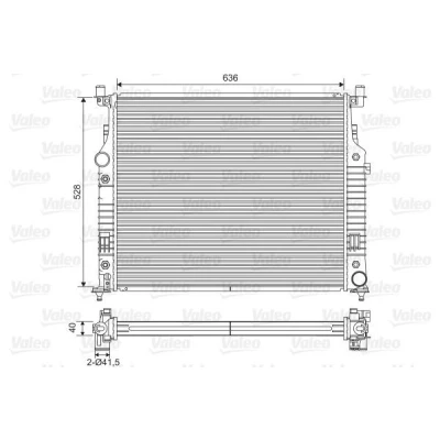 Imagem de Radiador valeo 701569
