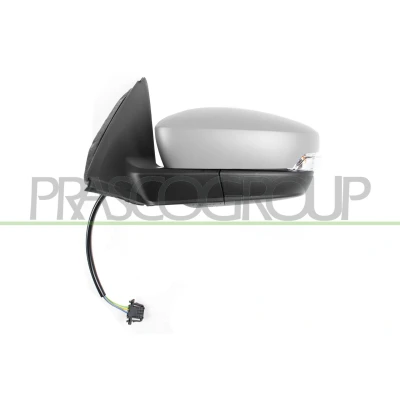 Imagem de Espelho retrovisor Prasco SK3287324 esquerda com subcapa elétrico aquecível, convexo, sem cor