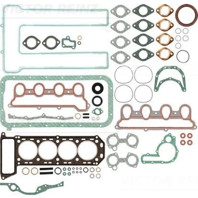 Imagem de REINZ 01 22760 05 Jogo completo de juntas, motor com retentor da cambota, retentores haste válvulas anéis camisas dos cilindros