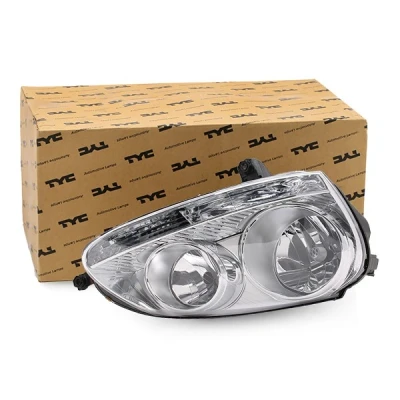Imagem de TYC 20 0317 25 2 Farol Principal à direita H7/H7 com porta lâmpadas, motor elétrico VOLKSWAGEN: Golf 5, Jetta 3 endado, norauto, oscaro, mister