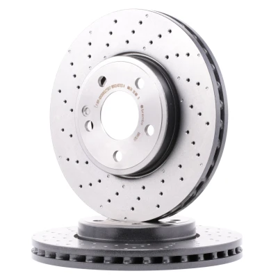 Imagem de BREMBO COATED DISC LINE 09.B436.51 Disco de travão 295 28 5 perfurado/ventilado revestido alto carbono com parafusos MERCEDES BENZ: Classe A, B