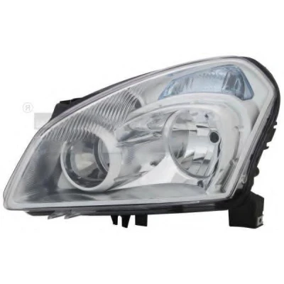 Imagem de TYC 20 11572 05 2 Farol Principal esquerda H7/H7 para circulação pela direita sem motor elétrico NISSAN: Qashqai / Qashqai+2 I