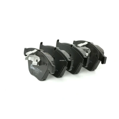 Imagem de BREMBO P 06 081 Jogo de pastilhas para travão disco preparado indicador aviso desgaste com grampo do êmbolo sem acessórios BMW: 3 Sedan