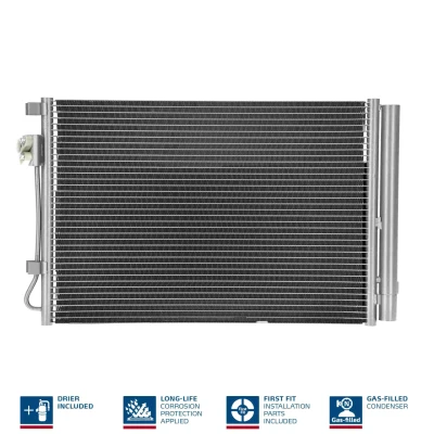 Imagem de NISSENS 940243 Condensador com secador Alumínio 553 R 134a