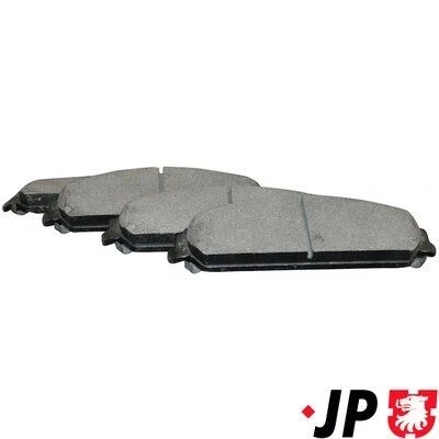 Imagem de JP GROUP 5063600410 Jogo de pastilhas para travão disco Eixo dianteiro com avisador sonoro desgaste DODGE: Charger VII, Caliber