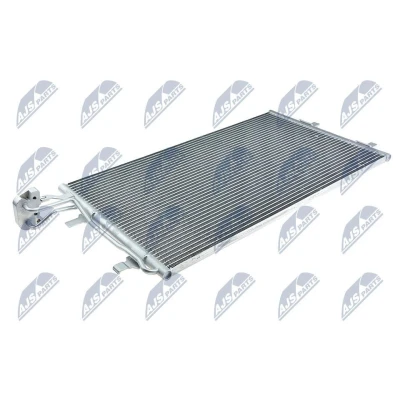 Imagem de NTY CCS VV 010 Condensador sem secador Alumínio 660mm VOLVO: C30, S40 II, V50