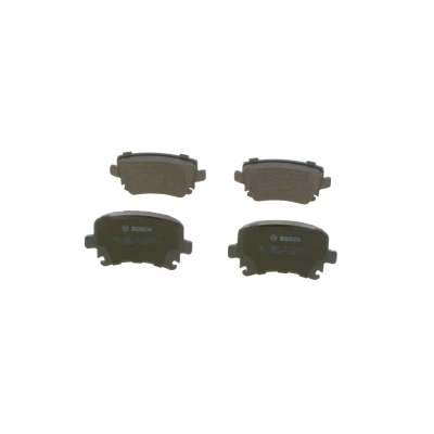 Imagem de BOSCH 0 986 494 062 Jogo de pastilhas para travão disco Baixo teor metálico com chapa anti ruído VOLKSWAGEN: GOLF 5, 6, Scirocco III