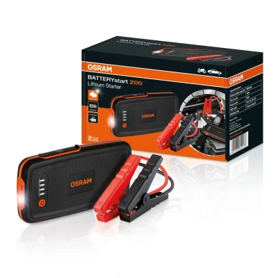 Imagem de OSRAM BATTERYstart 200 OBSL200 Auxiliar de partida portátil com iluminação fundo endado, norauto, oscaro, mister auto