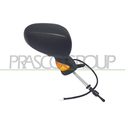 Imagem de Espelho retrovisor Prasco RN3087113P Premium à direita preto manual ajustável pelo interior, com sensor de temeperatura RENAULT: Modus / Grand